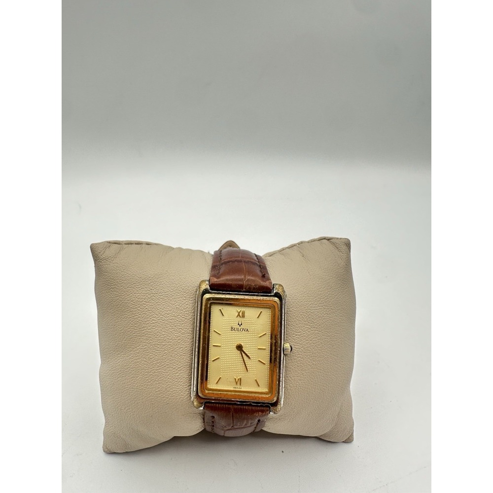 2002 Vintage Bulova Quartz Tank Watch - Men - A2